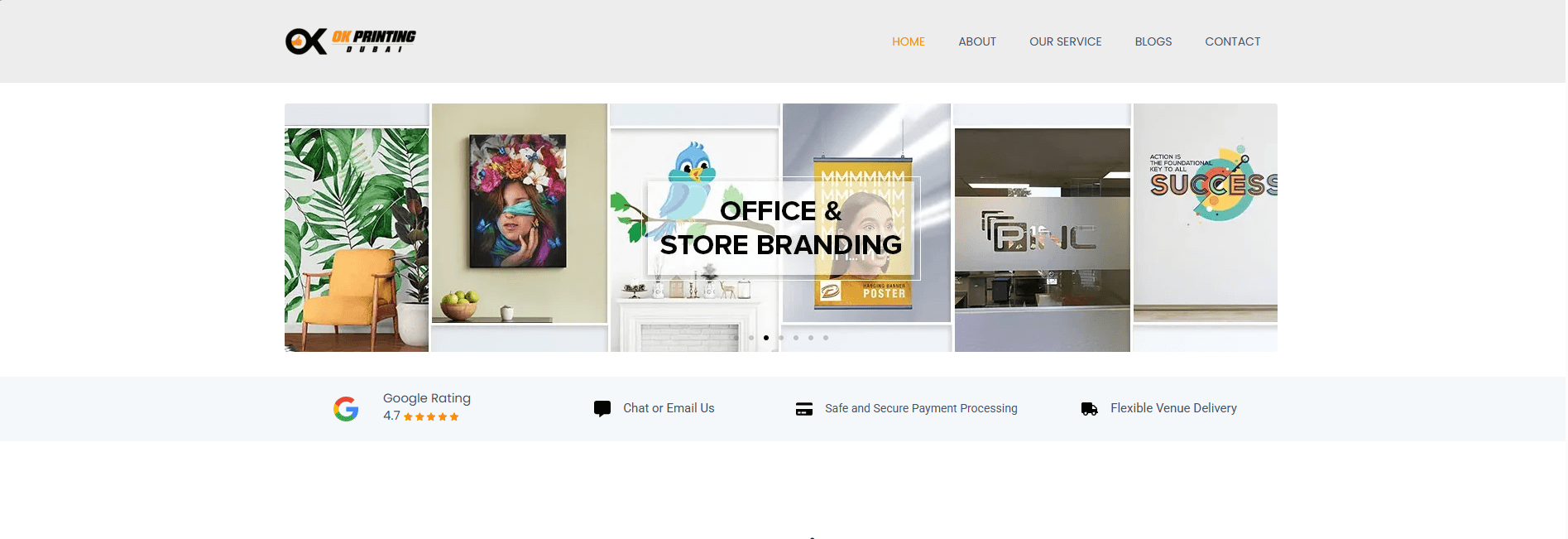 Custom Printing Company Website – Designed with Elementor & WordPress for High Performance - WordPress Website by MD. AL AMIN | Professional Portfolio Project