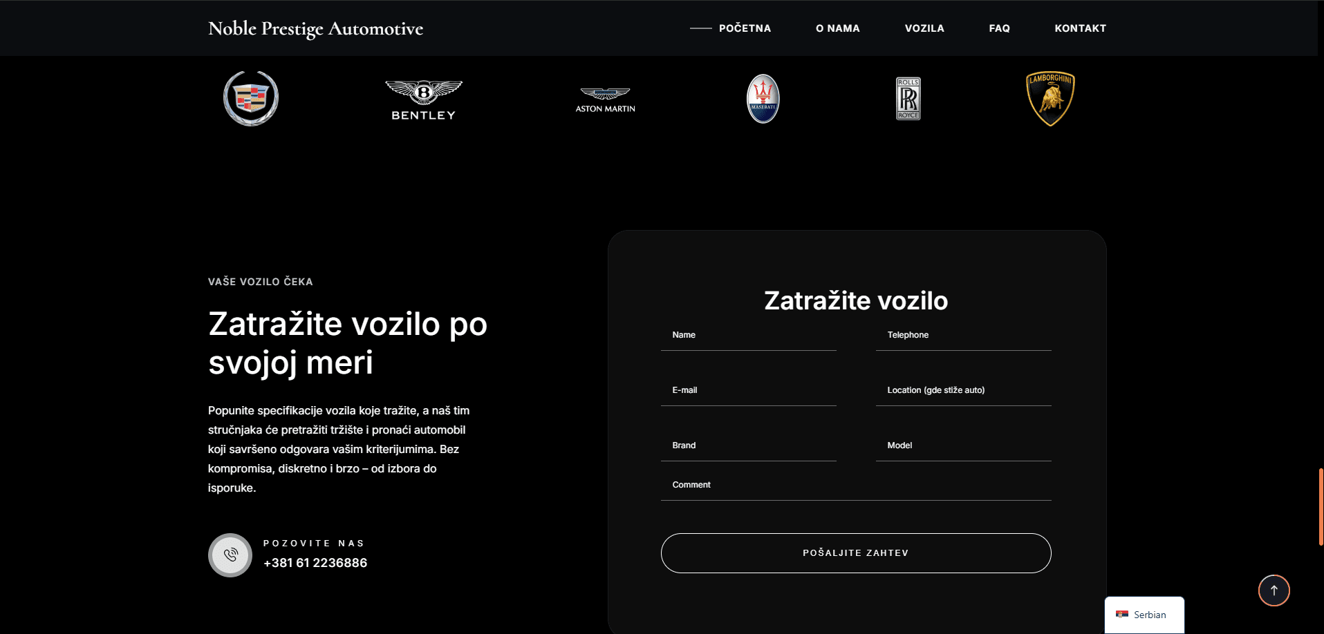 Luxury Automotive Website Development - WordPress Website, E-commerce Website by MD. AL AMIN | Professional Portfolio Project